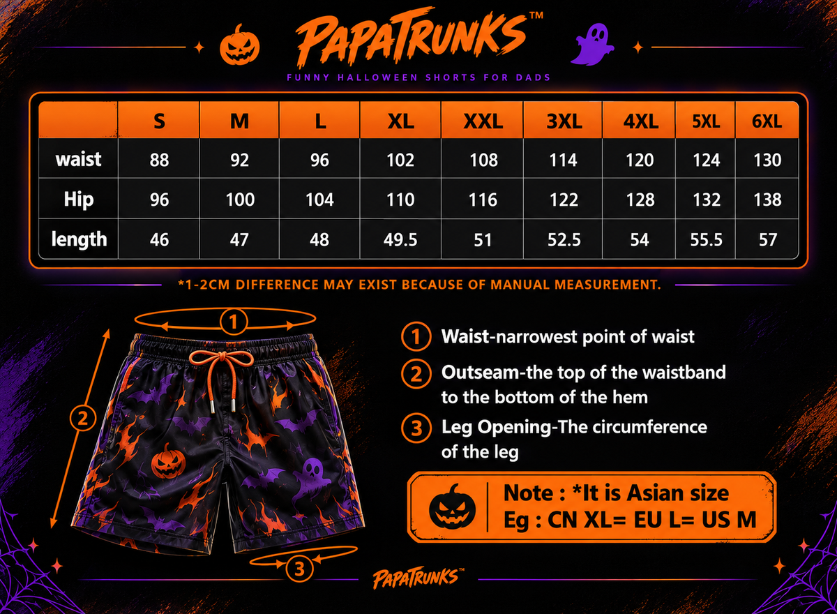 PapaTrunks™ Halloween Shorts