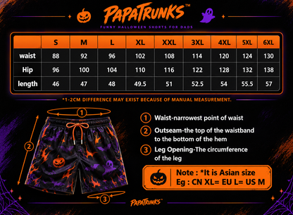 PapaTrunks™ Halloween Shorts